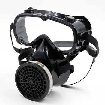 

Anti-Dust Gas Spray Paint Respirator Industrial Chemical Mask Dust Haze Goggles