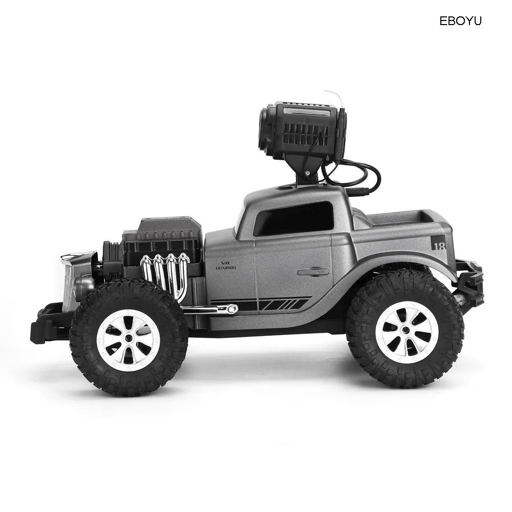 EBOYU 1807 классический Радиоуправляемый автомобиль 1:18 4WD короткий гоночный автомобиль 2,4G Радиоуправляемый грузовик Радиоуправляемый гусеничный внедорожный альпинистский автомобиль игрушка