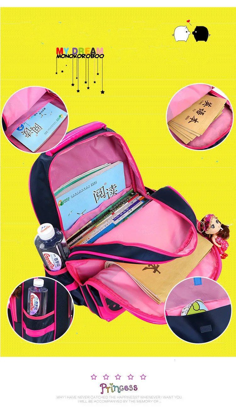 School Children Bags for Girls set Backpack Kids Printing Backpacks Schoolbag kids Waterproof Primary School Backpacks Mochilas