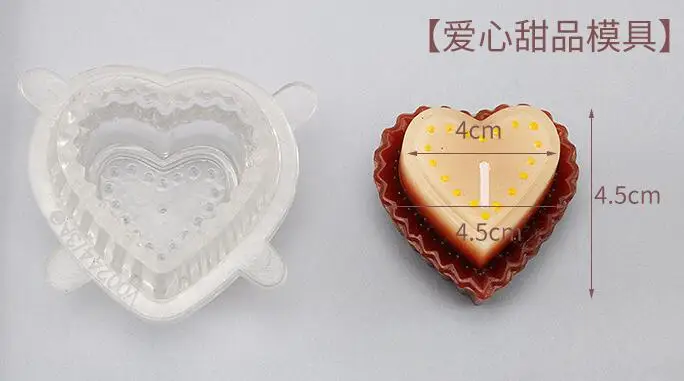 candle mold1 DIY формы для свечей маленький размер форма для десерта формы для свечей kaarsen mallen ручная Милая свечка форма для мыла lz40 - Цвет: candle mold1