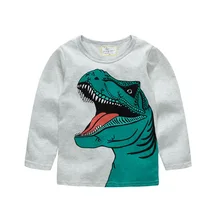 Футболка с длинными рукавами для мальчиков в европейском и американском стиле; сезон весна-осень; футболка с длинными рукавами из чистого хлопка серого цвета для мальчиков; Fa