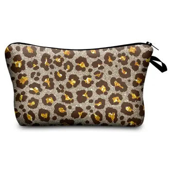 

Multifunction Leopard Printing Cosmetic Bag Makeup Case Travel Toiletry Pouch