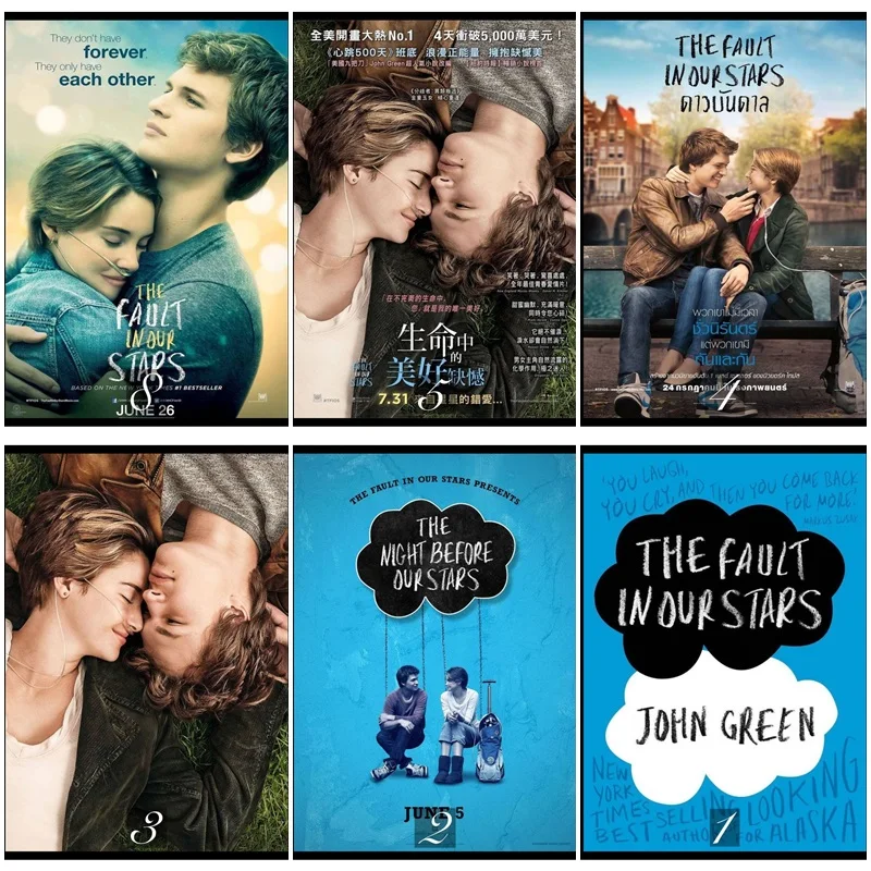 

The Fault in Our Stars Movie Home Decorative Painting White Kraft Paper Poster 42X30cm