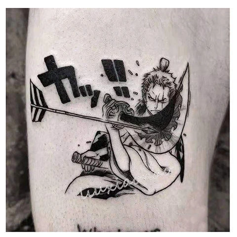 5ピースルフィゾロダーククール防水耐久性のある花の腕のふくらはぎアニメタトゥーステッカー 消えるタトゥー Aliexpress