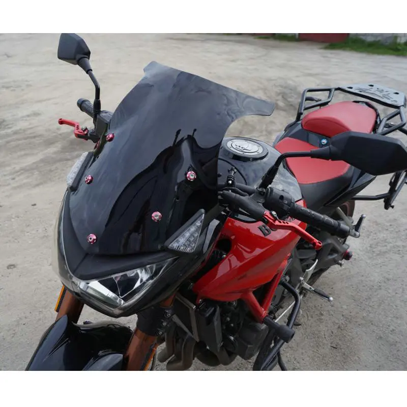 Windscreen For 2011 2012 2013 Kawasaki Ninja Z 1000 SX Z1000SX ZX1000 14 15 16 Wind Screen Deflectors Windshield