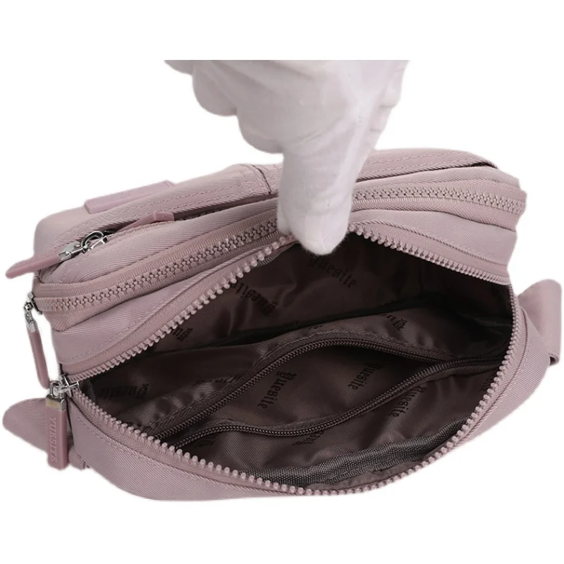 Women Waist Bag Female Wallet Purse Casual Phone Purse Belt Pouch Nylon Travel Motorcycle Fanny Pack Banana Bag Bolsa Cintura 5