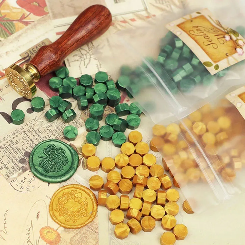 100Pcs Sealing Wax Seal Retro Stamps for Envelope Documents Card Sealing Stamp Colorful Candles Lacquer Wax Handmade100Pcs Sealing Wax Seal Retro Stamps for Envelope Documents Card Sealing Stamp Colorful Candles Lacquer Wax Handmade