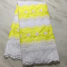 Жаккардовая парча ткань для платья Базен riche ткань желтая кружевная ткань африканская ткань Базен кружево с бисером высокое качество 5 ярдов