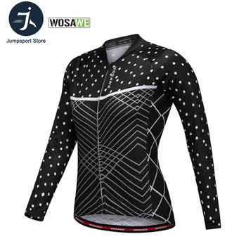 

WOSAWE Women Cycling Jersey Shirts Comfortable Female Bicycle Clothing Mountain Bike Ropa Ciclismo Sports Wear Motorcycle Jersey