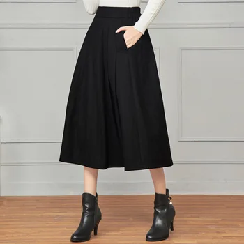 

Autumn And Winter Solid Color Pleated Skirt G