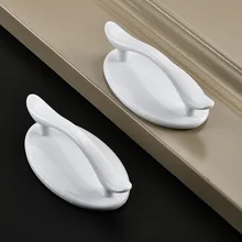 

2 Pcs/Lot No Hole Paste Type Handle Drawer Cabinet Window Balcony Sliding Door Hand,Manufacturer Direct Selling