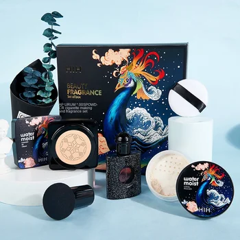 

Chinese-style Makeup Show Air Cushion BB Cream Face Powder Set