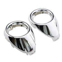 2pcs Per Set Car styling Anteriore Nebbia Struttura Della Lampada Modificato Testa Della Luce di Nebbia di Copertura Decorazione Per Ford Focus 3 accessori Abs Cromato