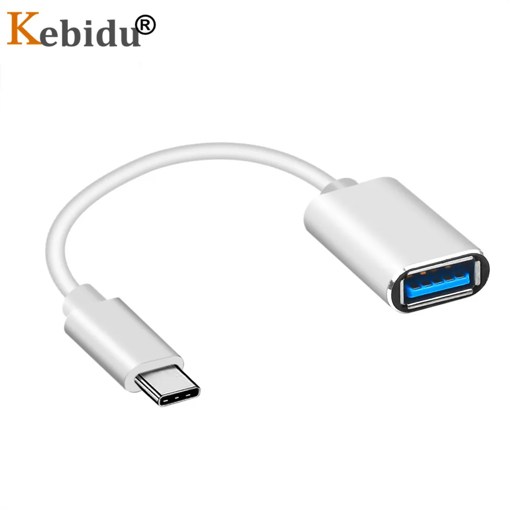 Kebidu 16 см USB 3,1 type C штекер USB 3,0 A Женский OTG Кабель-адаптер для передачи данных для Macbook Huawei Xiaomi HTC