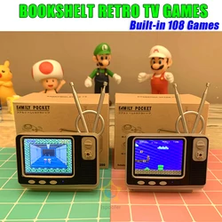 Retro Bookshelf TV Game Console GV300 3.0 Display Screen Classic 2.4G Bluetooth Wireless Controller Bulit-In 108 Games Nice Gift Retro Bookshelf TV Game Console GV300 3.0 Display Screen Classic 2.4G Bluetooth Wireless Controller Bulit-In 108 Games Nice Gift