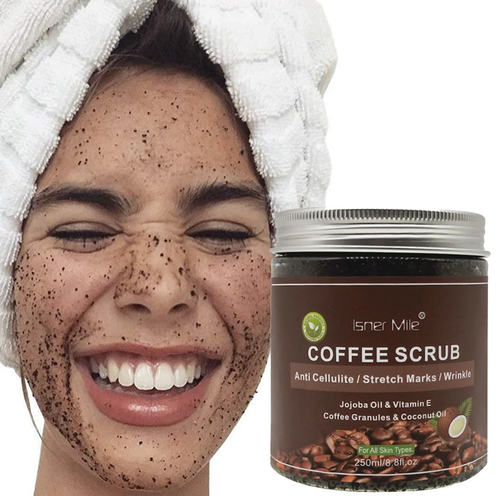 Coffee Scrub 100 Natural Kaffee Exfoliating Powerful Coconut Oil