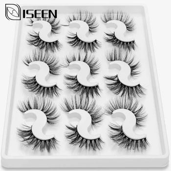 

9 pairs 6D Mink Lashes Natural False Eyelashes Dramatic Volume Fake Lashes Makeup Eyelash Extension Silk Eyelashes Eye Makeup