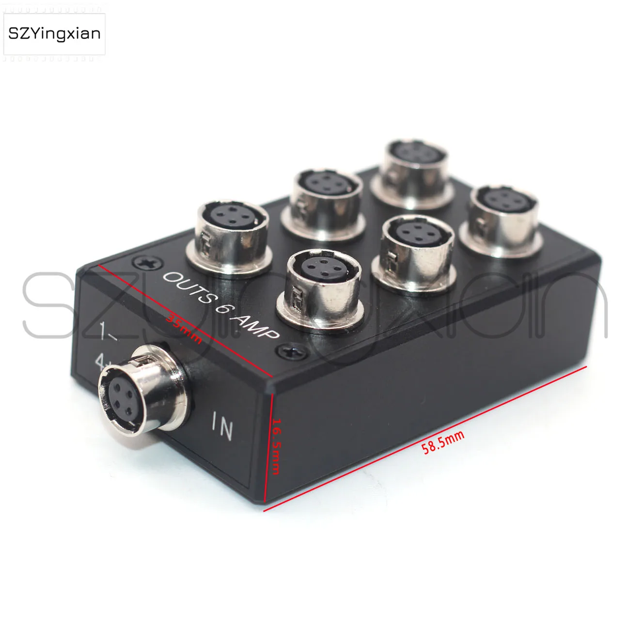 Zoom f8 Equipamento de Gravação de Potência da Câmera Distribuidor Vias Hirose Pinos Fêmea para Hirose Pinos Saída de Potência Amp 688 633