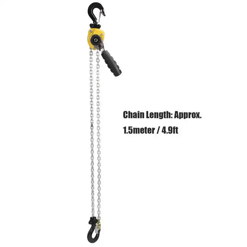 Material Handling Products Lever Block Hoist Pulley Mini Portable Block Hoist Lift Ratchet Lever