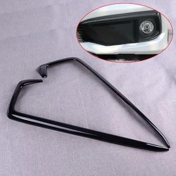 

CITALL 2PCS 3D Sticker ABS Gloss Black Front Fog Light Lamp Hood Eyebrow Cover Trim Fit For Honda Civic 2019 2020