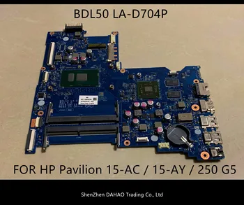

FOR HP 15-AC 15-AY 250 G5 Laptop Motherboard W/ I7-6500U 858868-601 BDL50 LA-D704P R7 M440 2GB GPU DDR4 100% working