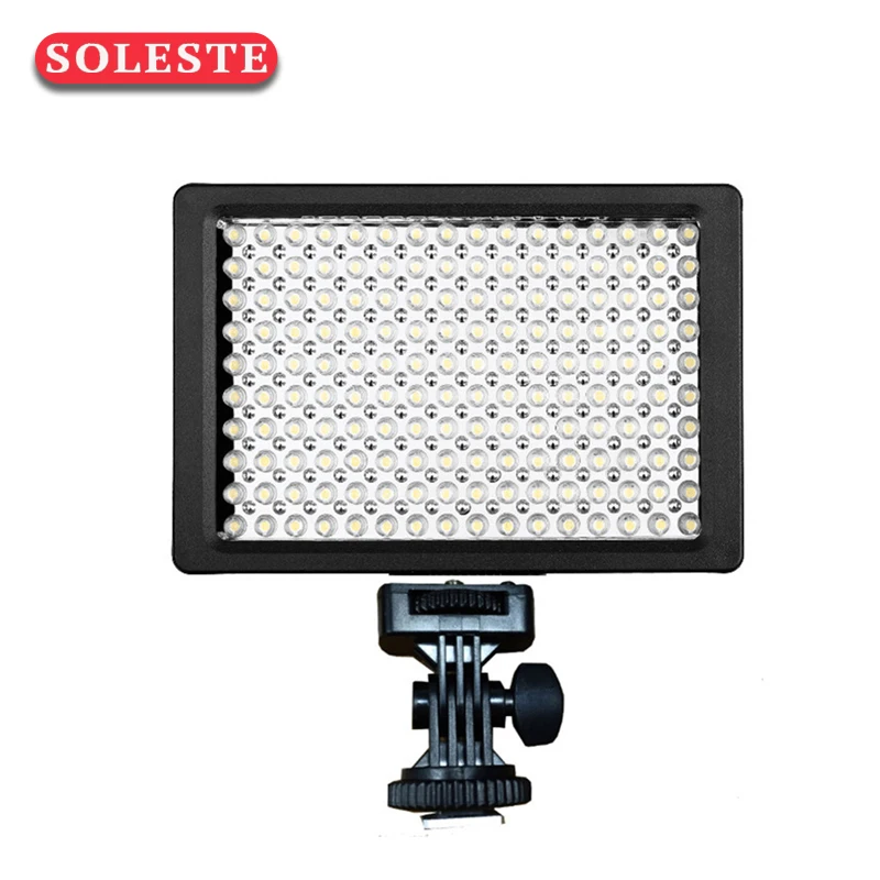 

SOLESTE Fill light HD-160 camera light LED fill light for camera DV wedding light highlight news interview photography light