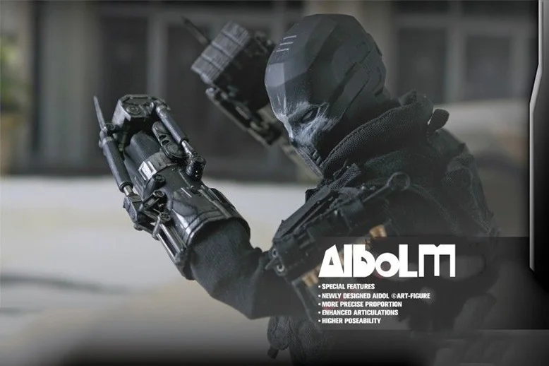 1/6 AIDOL 3 полный набор фигурка(Ai-3) США аниме скрещенные кости макет головы одежда оружие Модель игрушки для фанатов коллекция подарок