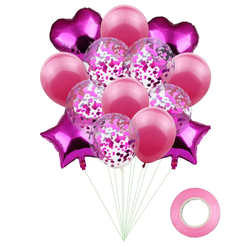Воздушный шар из алюминиевой фольги с пятиконечной звездой, воздушный шар с днем рождения, праздничные украшения для детей, свадебные украшения, вечерние принадлежности