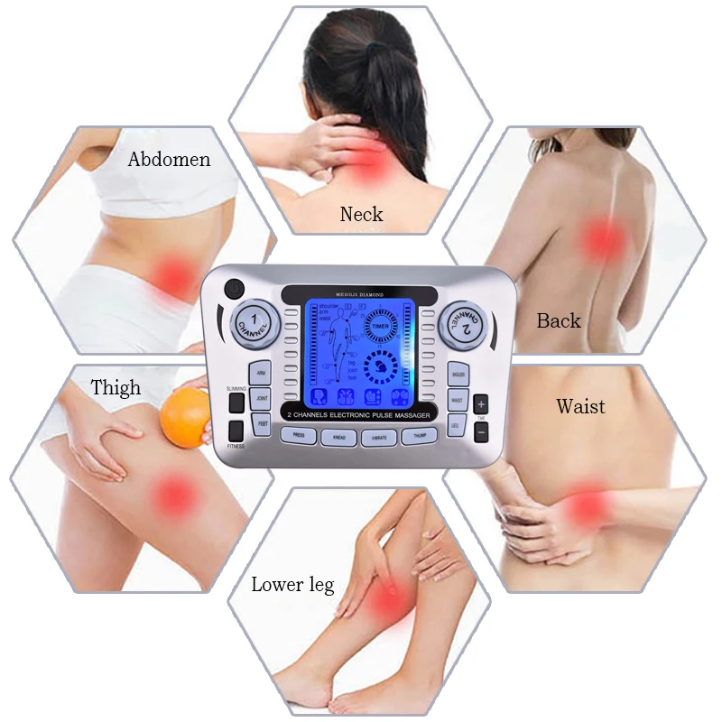 Masajeador eléctrico de acupuntura Tens para todo el cuerpo