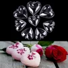Hot selling 2Pcs 65/80mm Heart Shape DIY Clear Plastic Bath Bomb Mould Acrylic Mold 1