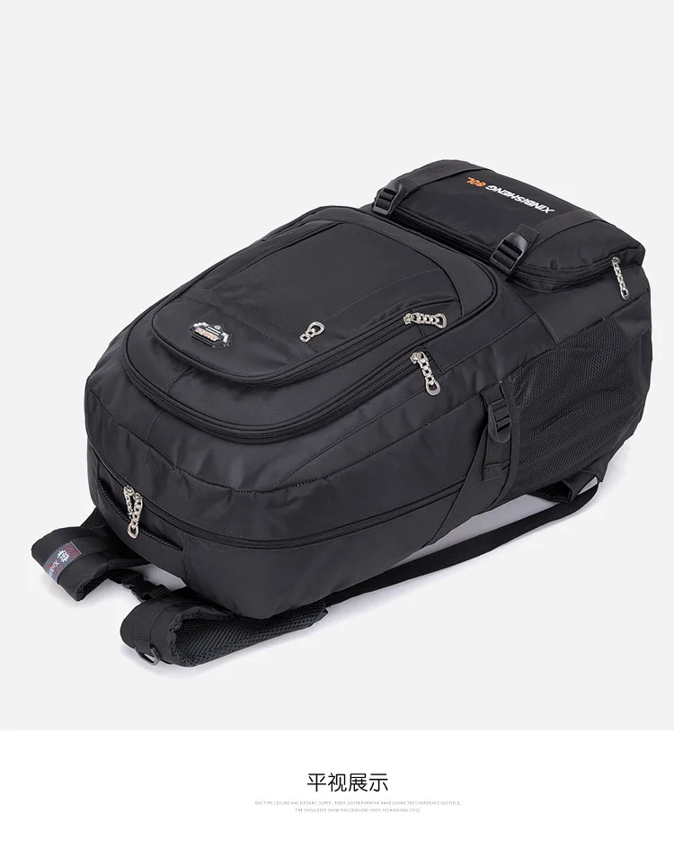 Cross Border for New Style Large Capacity Waterproof Mountaineering Bag Outdoor Sports Backpack Hiking Travel Duffel Bag
