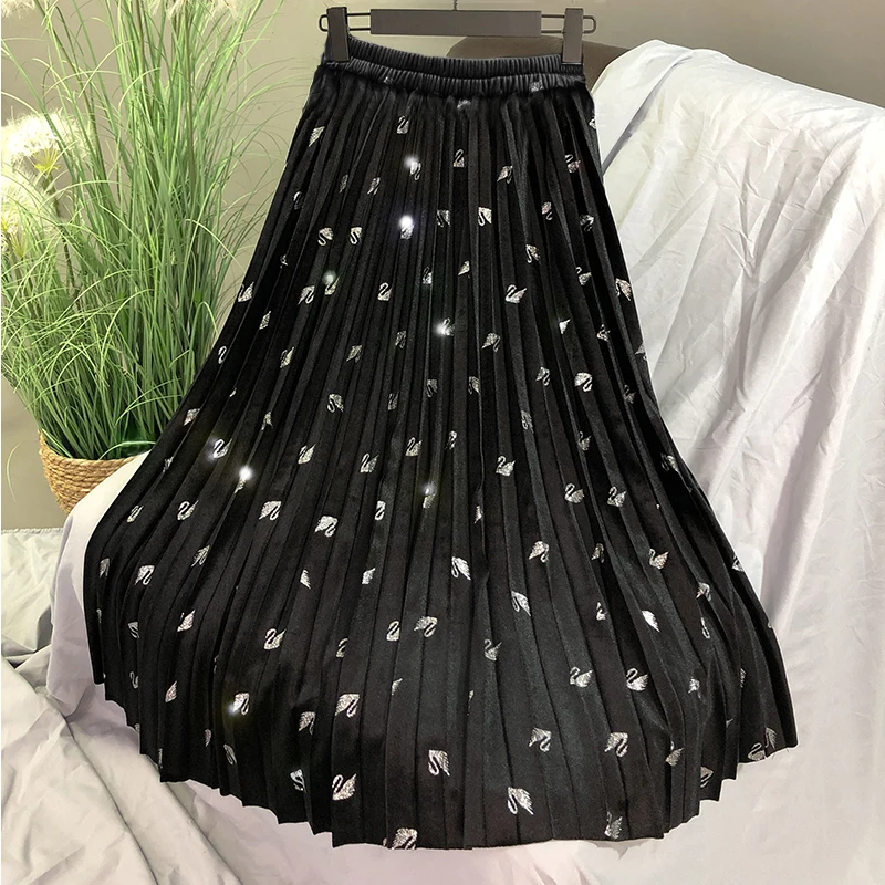 AH11499, модные женские юбки,, Подиумные, Роскошные, известный бренд, Европейский дизайн, вечерние, стильная женская одежда