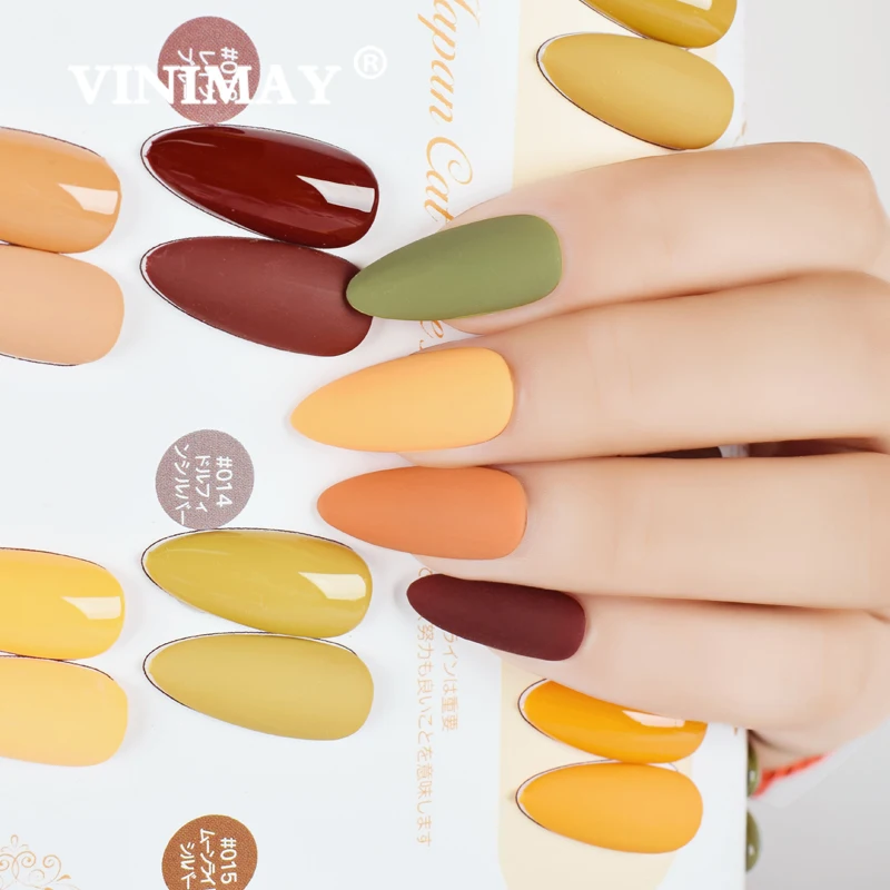 VINIMAY, 18 цветов, желтый Гель-лак для ногтей, лак для ногтей, УФ-лак для ногтей, Гель-лак для ногтей, праймер для ногтей, гель для ногтей