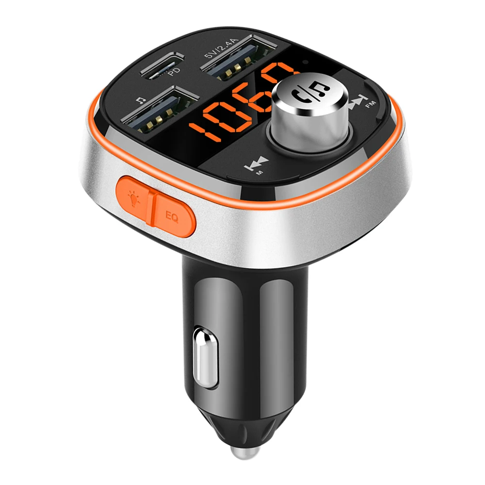 BC51 Bluetooth автомобильное зарядное устройство режим громкой эквалайзера