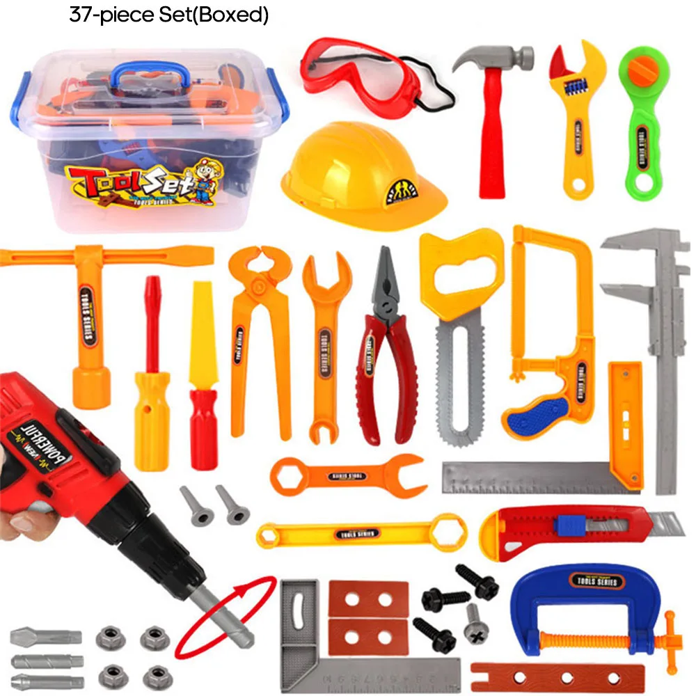 KKMOON профессиональный набор инструментов для детей ясельного возраста, аксессуары, развивающие игрушки, детский набор инструментов для игры, подарок для детей
