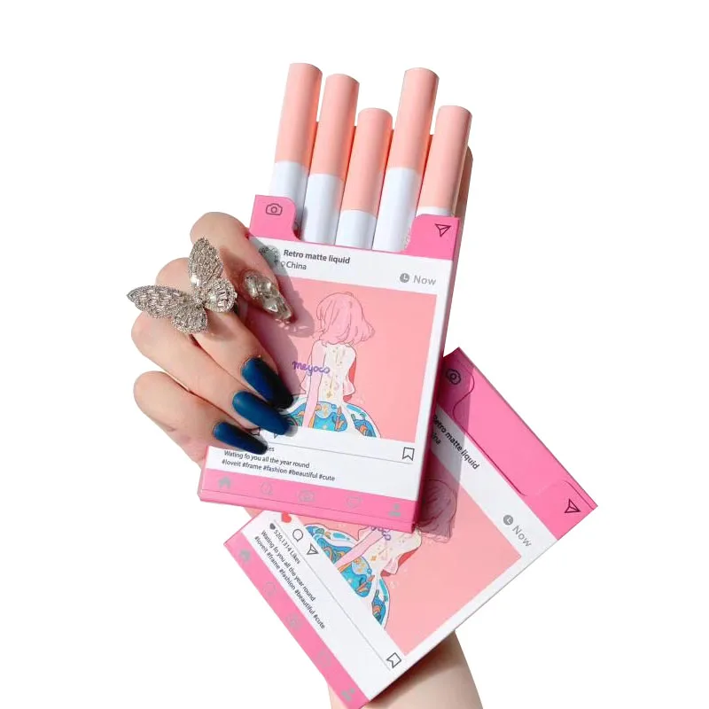 5 предмета в комплекте одежды для девочек розовом цвете сигарета трубка губ