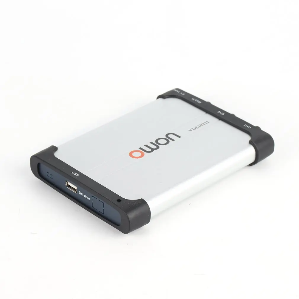 Owon VDS1022I Осциллограф портативный 25 МГц 2+ 1 каналы запись USB хранения генератор сигналов мультиметр спектр