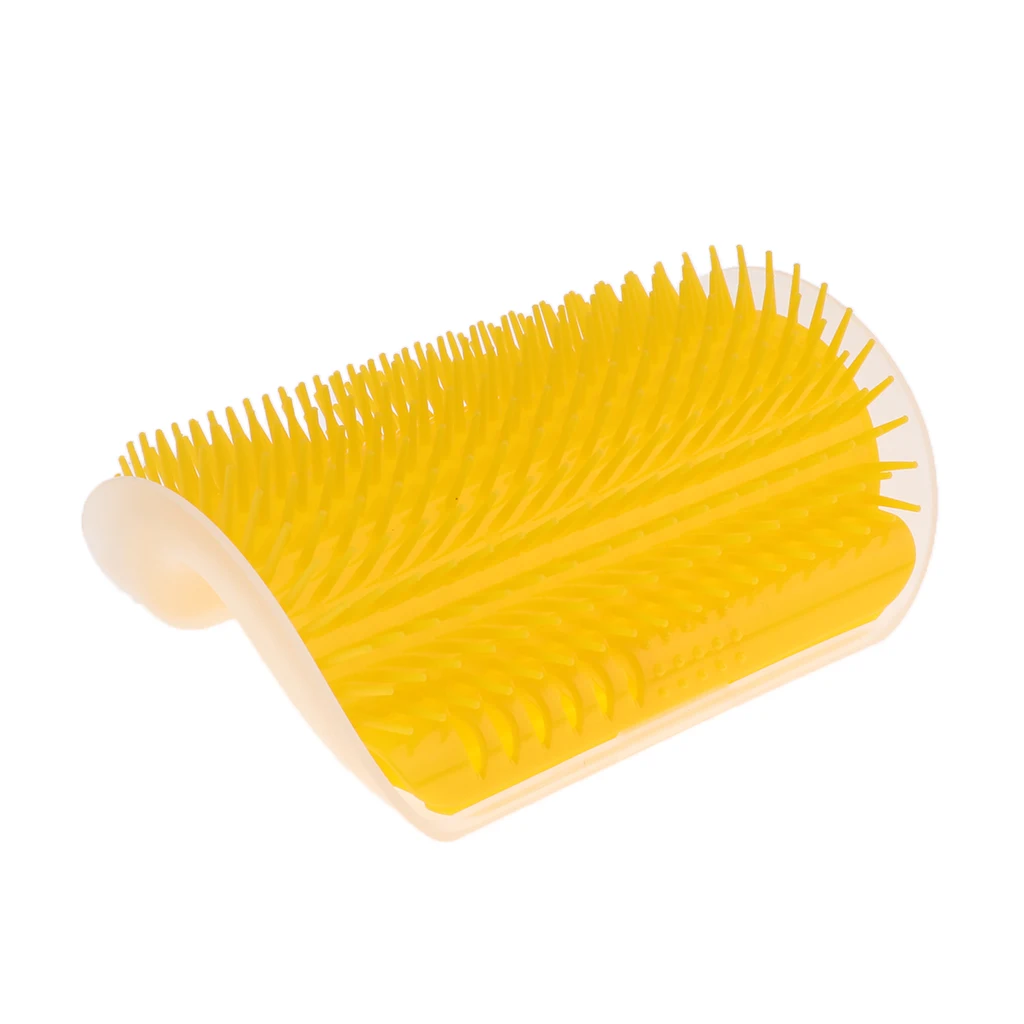 Yellow Прочный инструмент для ухода за шерстью для домашних животных и кошек, щетка для удаления волос, расческа для собак и кошек - Цвет: Yellow