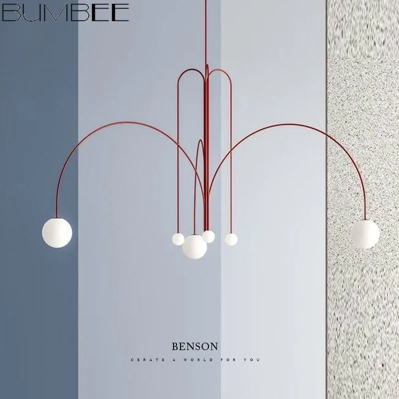 Nordic Minimalistischen Designer Linie Kronleuchter Wohnzimmer Kaffee Shop Hanglamp Loft Decor Leuchte Suspendu Hängen Leuchte