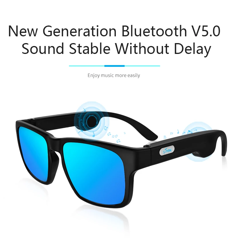 

G3 Bone Conduction Wireless Bluetooth 5.0 Smart Glasses Stereo Headset Polarized Sunglasses