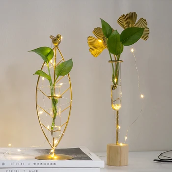 

Glass container, creative hydroponic plant transparent vase, vase ornament glass, desktop plant bonsai decorative flower vase