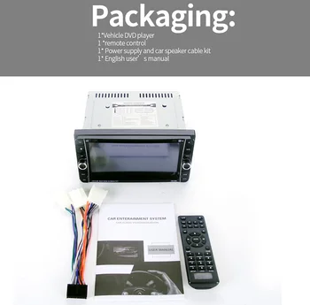 

HD 6.95" Autoradio 2 Car Multimedia Player Universal Autoradio 2din Stereo Bluetooth Usb Rear View Camera 7018b