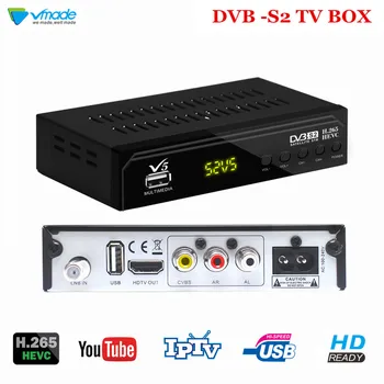 

Russian Hot Sale Satellite Receiver DVB-S2 HD H.265 MPEG-2/4 Mini TV Box Support Dolby AC3 Audio Decoder Bisskey Cccam Youtube