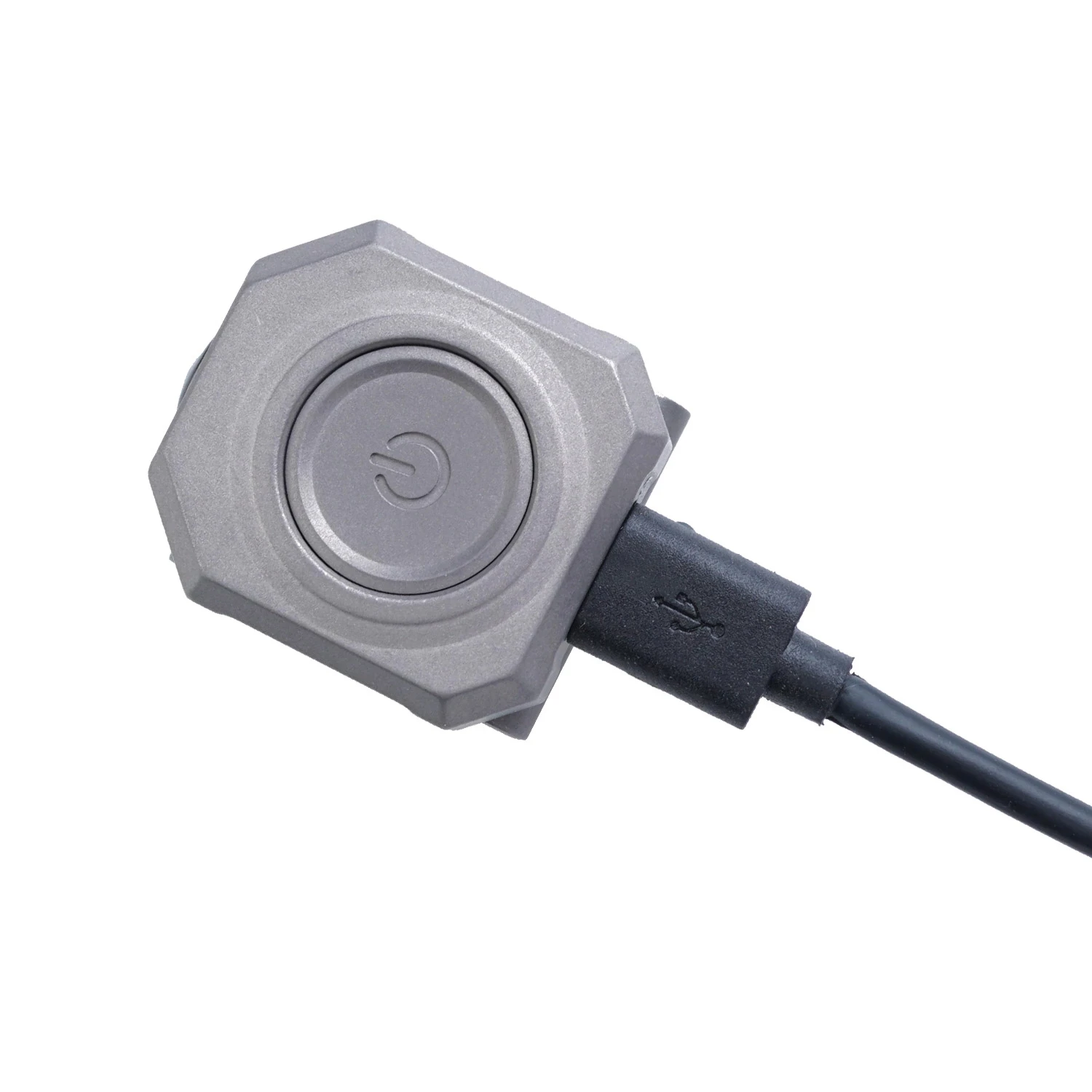 MecArmy CPLU チタン時計バンド LED ライトUSB-C 充電式 MecArmy CPLU チタン PVD ​​ブラック USB 充電式時計バンド LED ライト