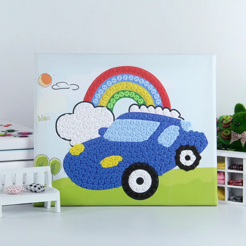 100 шт. мини пластиковые кнопки для детей DIY игрушки для детей обучающие игрушки для скрапбукинга Швейные Кнопки подарок для маленьких девочек