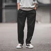 Maden Men’s Casual Cotton Dad Pants Regular Straight Fit Solid Khaki Pants With Elasticated Waist 4 Colors ► Photo 2/5