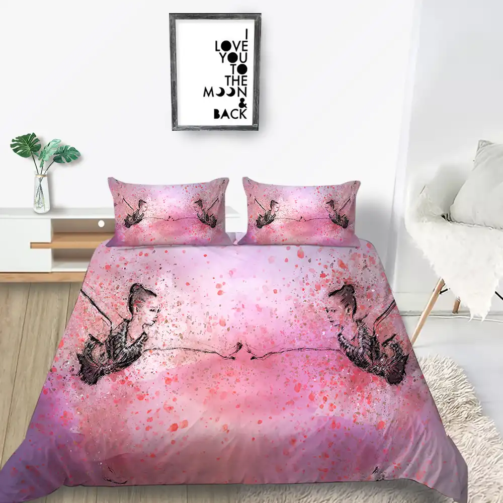 Dance Bedding Set 3d Romantic Fashionable Cool Creative Duvet Cover Single Queen King Twin Full Double Unique Design Bed Set Bedding Sets Aliexpress