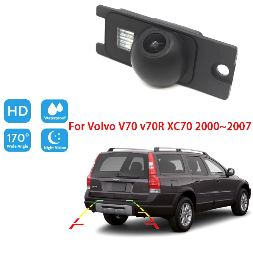 Автомобильная камера заднего вида Камера для Volvo V70 v70R XC70 2000 2001 2002 2003 2004 2005 2006 2007 CCD
