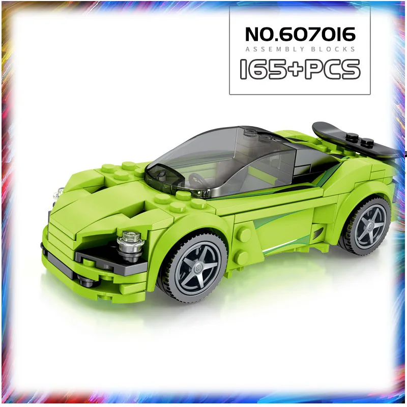 Конструктор SEMBO city Speed Champion F1 гоночный конструктор Lamborghiniedly техника для сборки