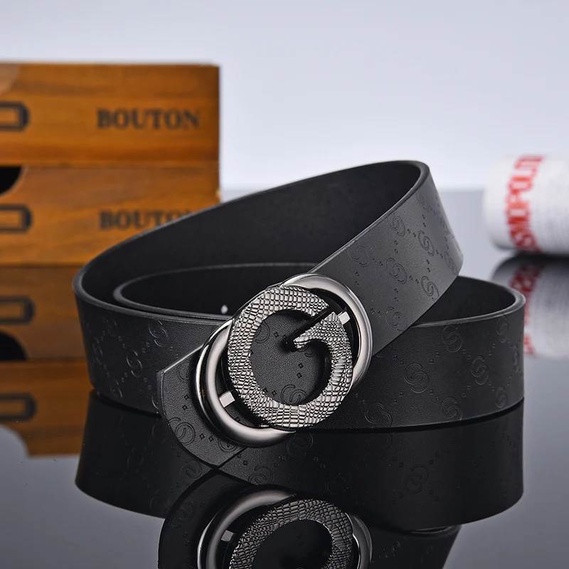 

New Hot Fashion Women Leather Belts G Buckle Waist Belt Waistband For High Quality Belts femaleUnisex fashion belt